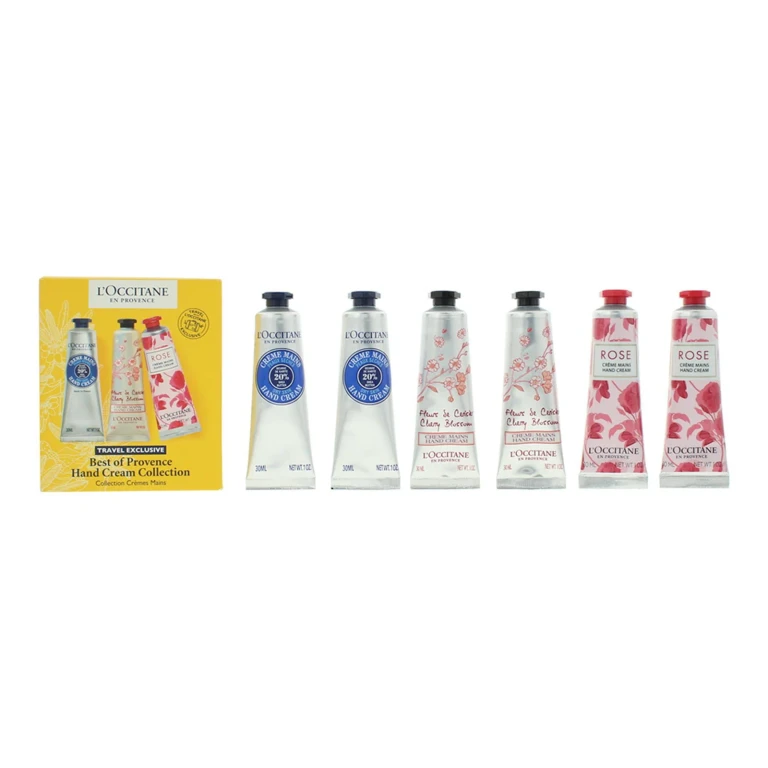 Set , L'Occitane en Provence, Best Of Provance, Burro di Karitè, Idratante, Crema Mani, 6 pz, 30 ml