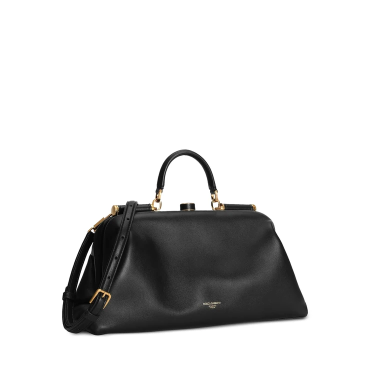 Large Grandma Handbag In Plongé Nappa Leather