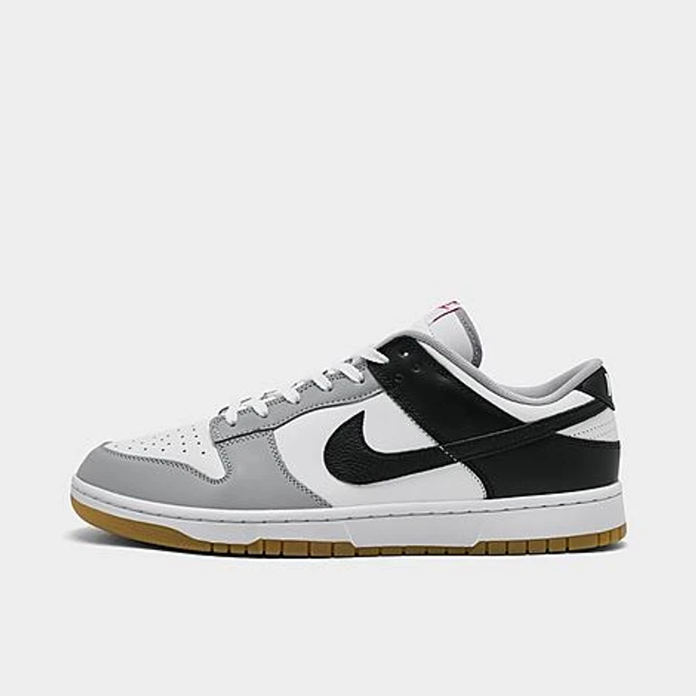 Nike Men's Dunk Low Retro Casual Shoes in Wolf Grey/Black/White Size: 7.5