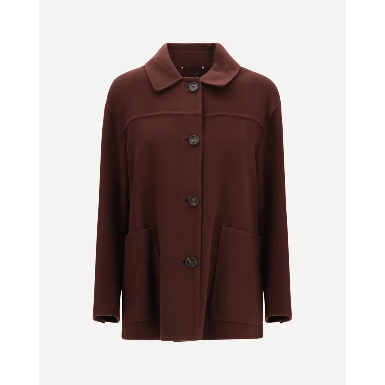 'S MAXMARA Giugno short virgin wool Coat Female 40