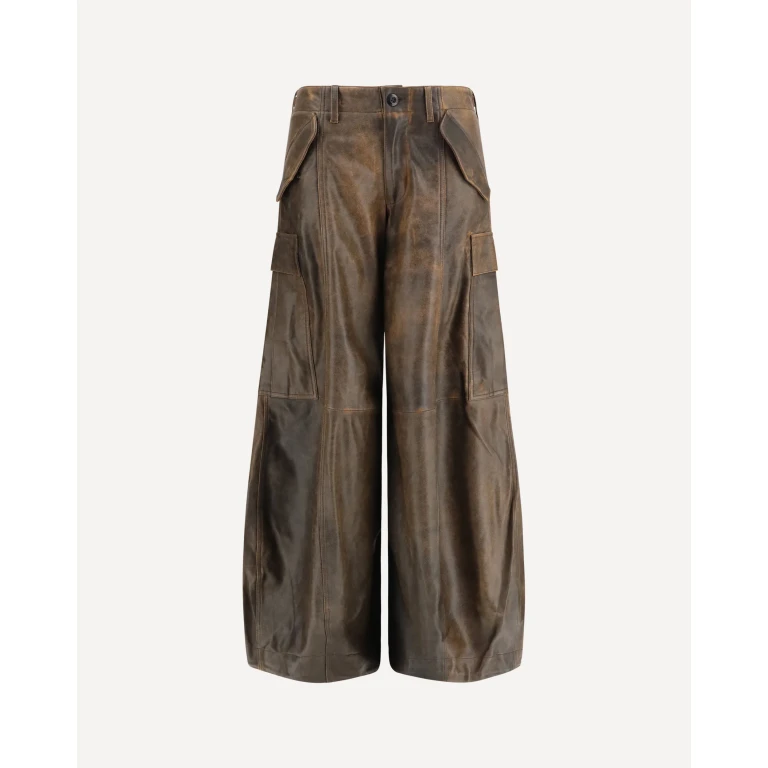 Leather cargo Pants Female 25