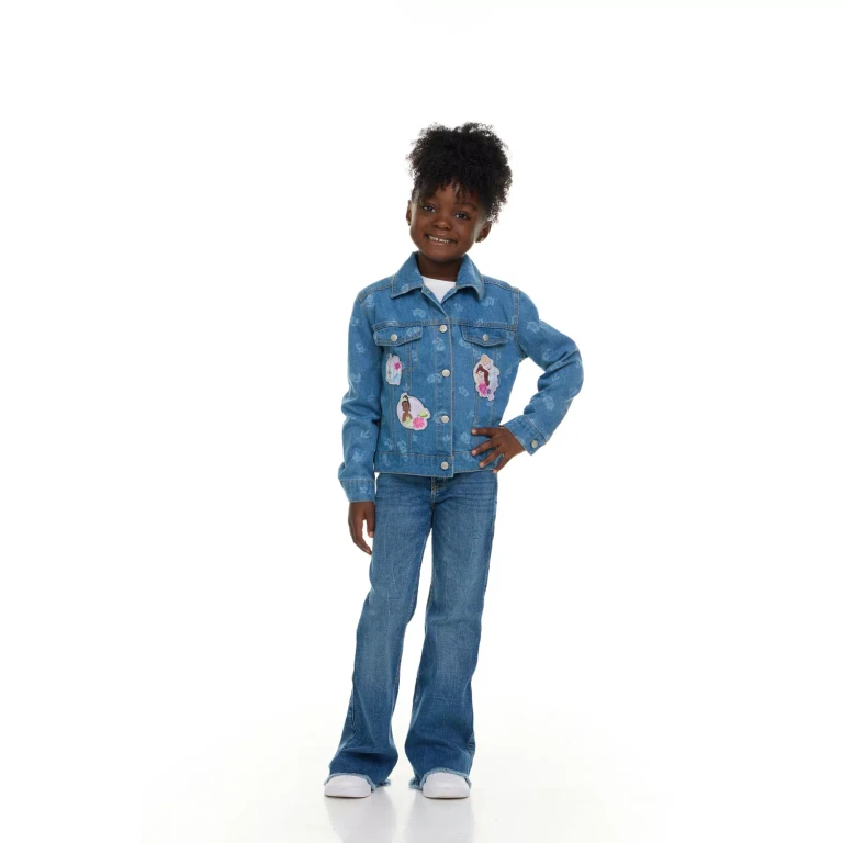 Girls Character Denim Jacket Disney Princess3T:- 3T, Disney Princess