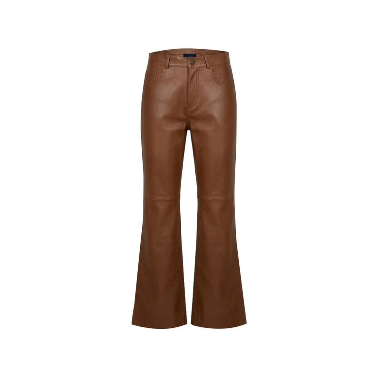Flora Leather Trousers