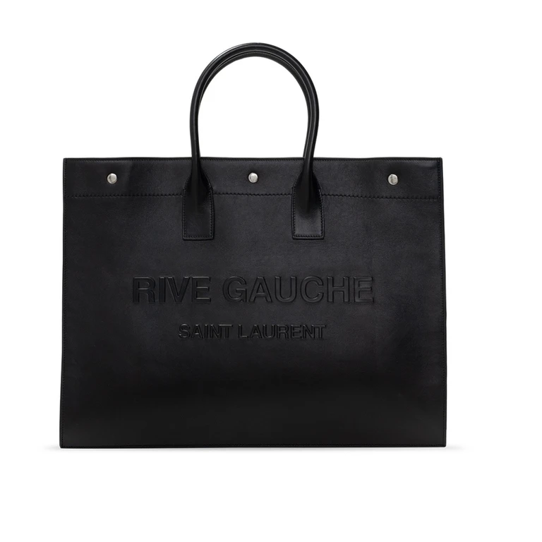 Rive Gauche Leather Tote Bag