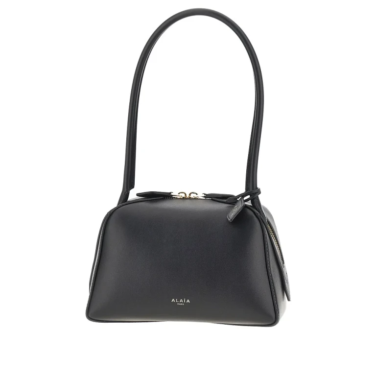 ALAIA Leather small 'Le Bouledogue' bag Woman One Size