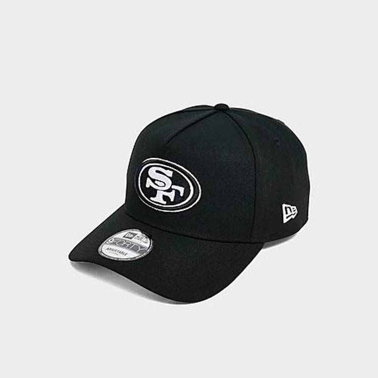 San Francisco 49ers NFL 9FORTY A-Frame Snapback Pet in zwart/wit