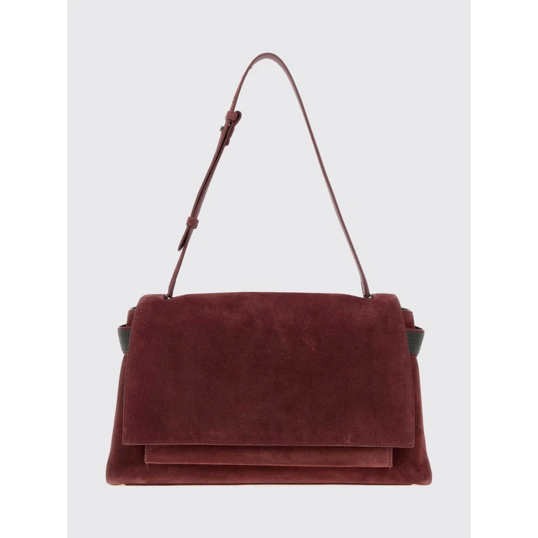 Handtasche in Burgunderrot