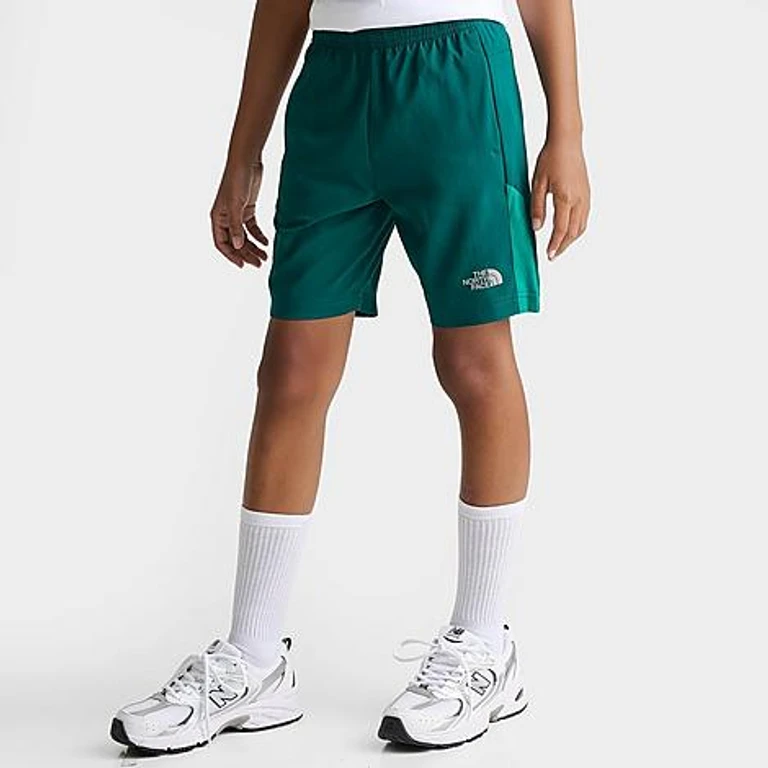 Big Kids On The Trail 5" Woven Shorts in Pacific Teal/Restorative Teal Size: Small