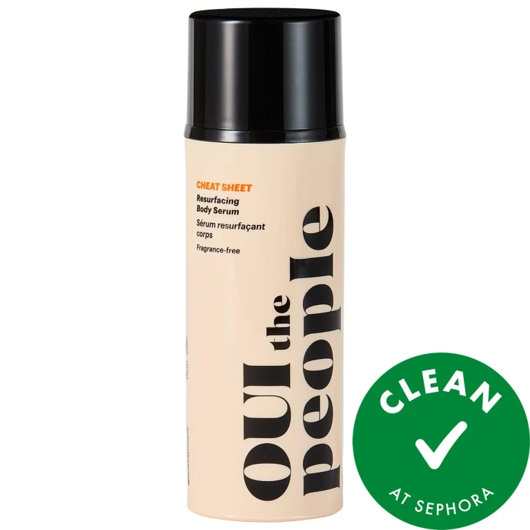 Cheat Sheet AHA BHA Body Exfoliant Serum: Skin Resurfacing, Dark Spot Removal, Vegan & Cruelty-Free for Smooth, Bright Skin
