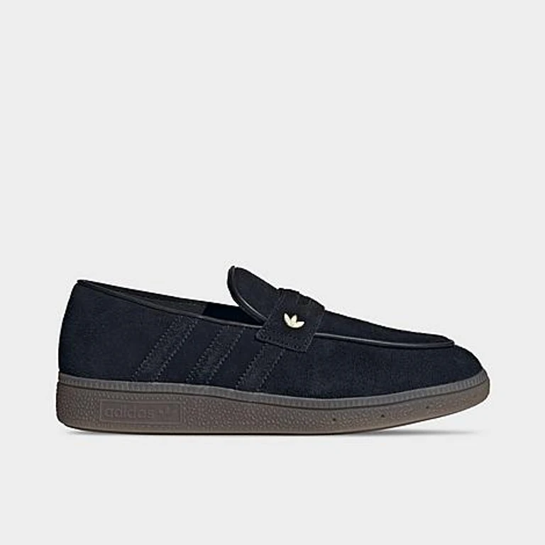 Women's Originals Handball Spezial Loafer Casual Shoes in Core Black/Core Black/Gum Size: 5.0