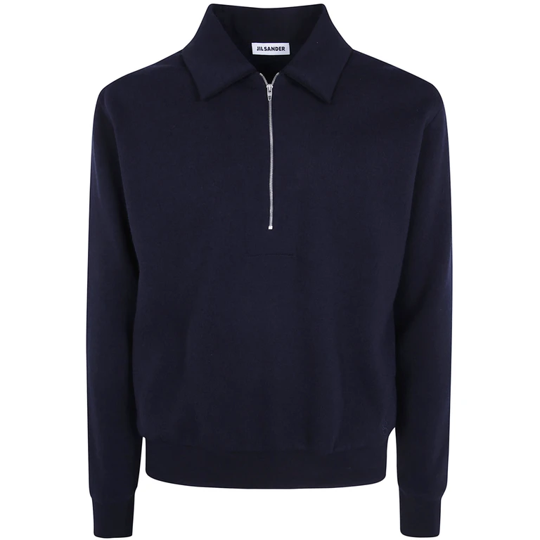 Sweatshirt Crew Neck Long Sleeves 'Embroidered'