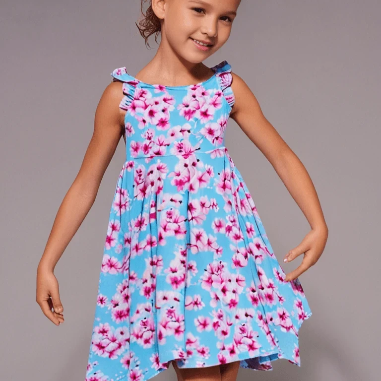 Cherry Blossom Racerback Dress