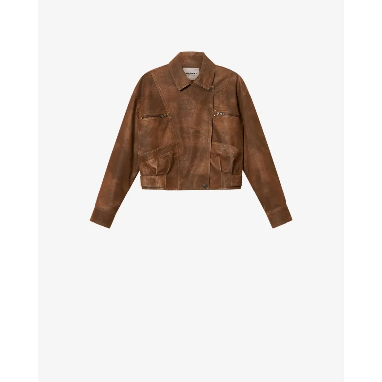 Blouson de ante - Marrón