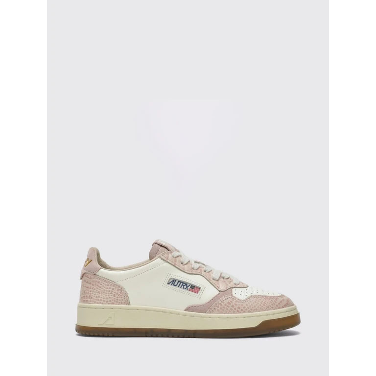 Medalist Low Super Vintage Leather and Suede Sneakers with Worn Effect (AULWCZ03)
