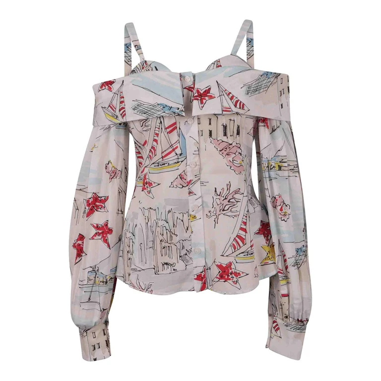 Chemise - Multicolore (MCAM764BI7AZBIANCOFANTAZZURRA)