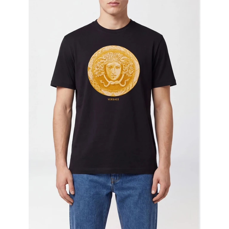 T-shirt Versace Noir