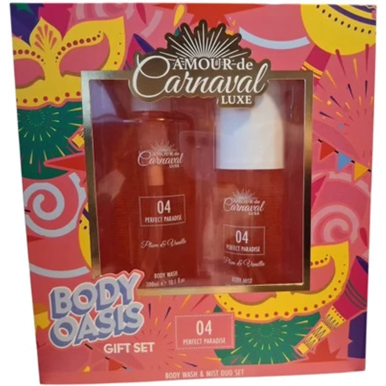 04 Perfect Paradise 2 Pcs Set for Women: 5.07 Body Mist + 10.1 Body Wash