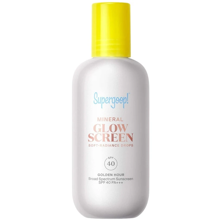 ! Glowscreen Soft-Radiance Drops Mineral SPF 40 50ml (Various Shades) - Golden Hour