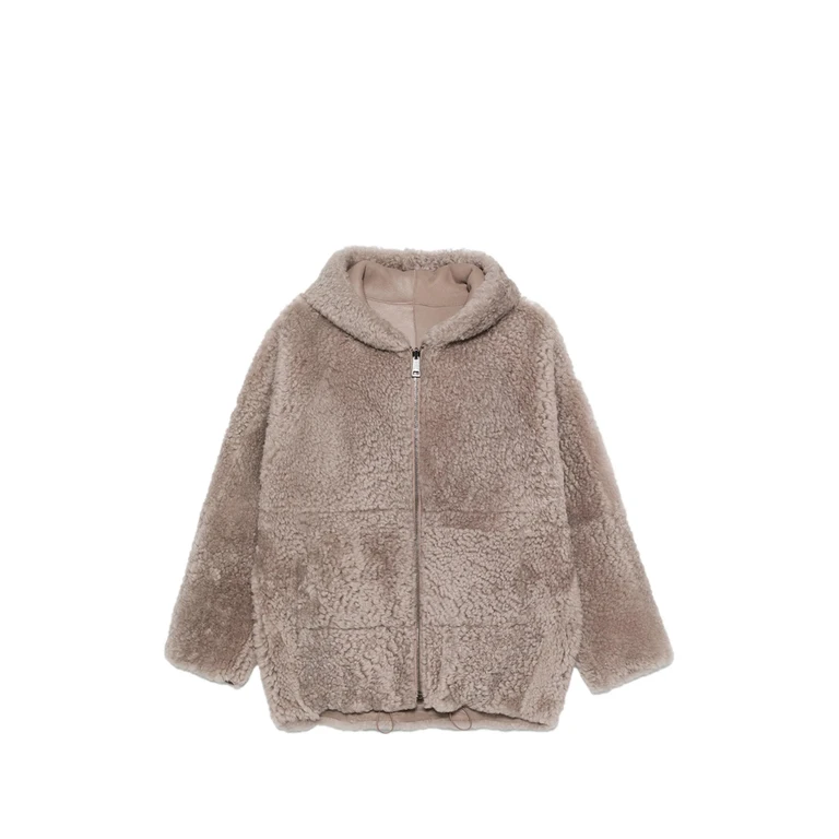 Bart R Reversible Hooded Shearling Jacket