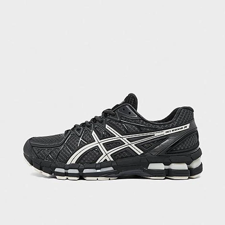 Men's ASICS GEL-Kayano 20 Casual Shoes in Obsidian Grey/Oatmeal Size: 7.5
