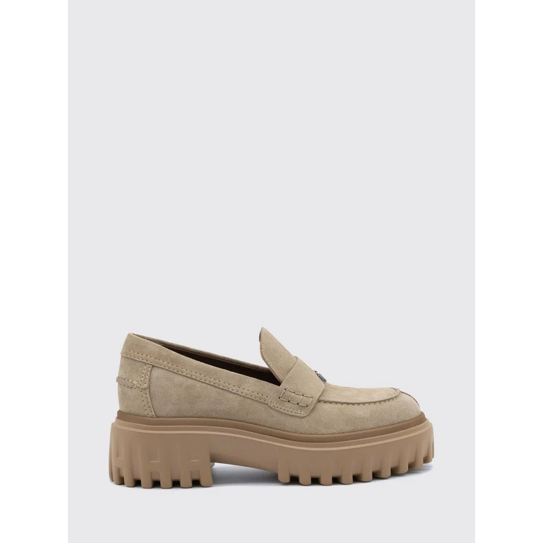 Mocassin penny Hogan H700 en daim beige