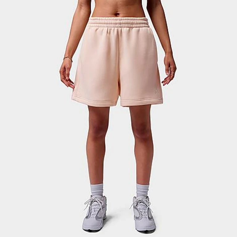 Brooklyn Fleece Shorts in Pearl White