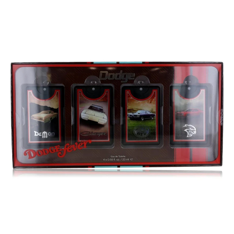 Set Dodge: Charger, Eau De Toilette, Per Uomo, 20 ml + Demon, Eau De Toilette, Per Uomo, 20 ml + SRT, Eau De Toilette, Per Uomo, 20 ml + Super Bee, Ea