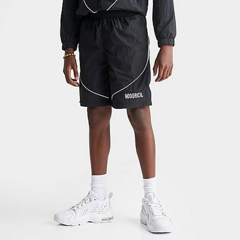 Big Kids AIM Woven Shorts in Black Size: Small