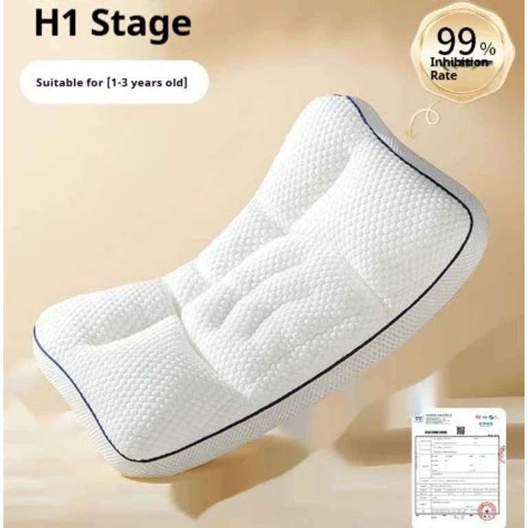 Children's Partition Neck Pillow - Soft Travel Support for 1-6 Years Old