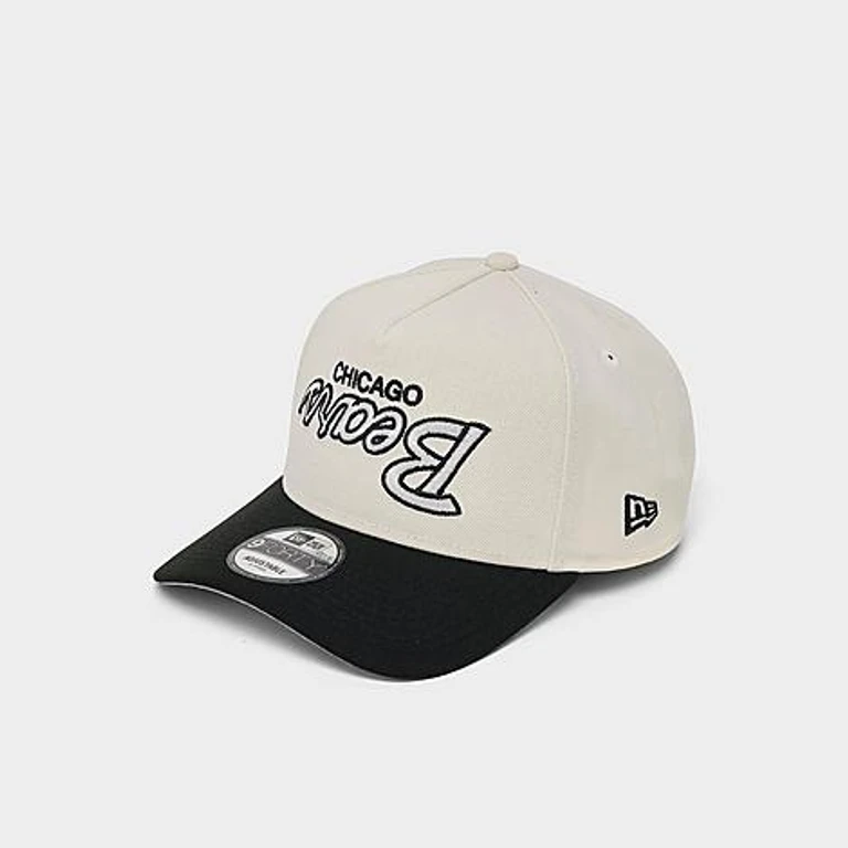 Chicago Bears NFL Upside Down 9FORTY A-Frame Snapback Pet in Chroom/Zwart