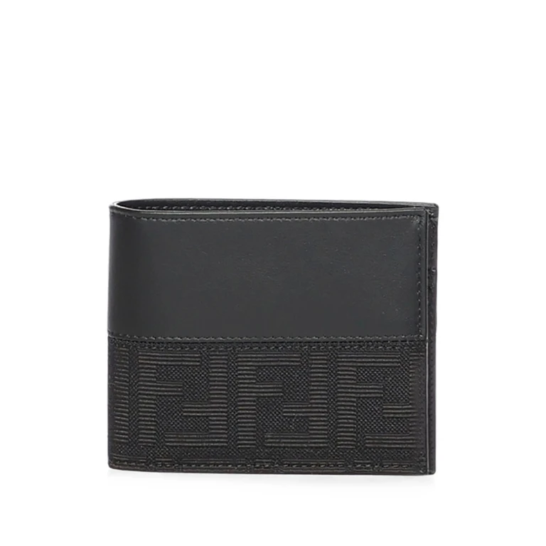 FF Jacquard Zip Around Wallet