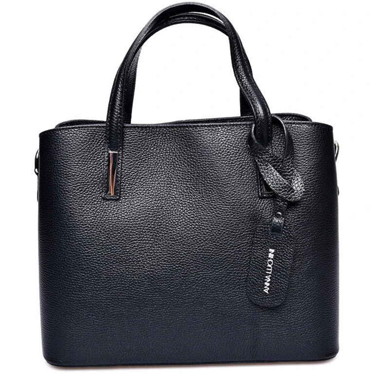 borsa in pelle da donna AL1876 Nero