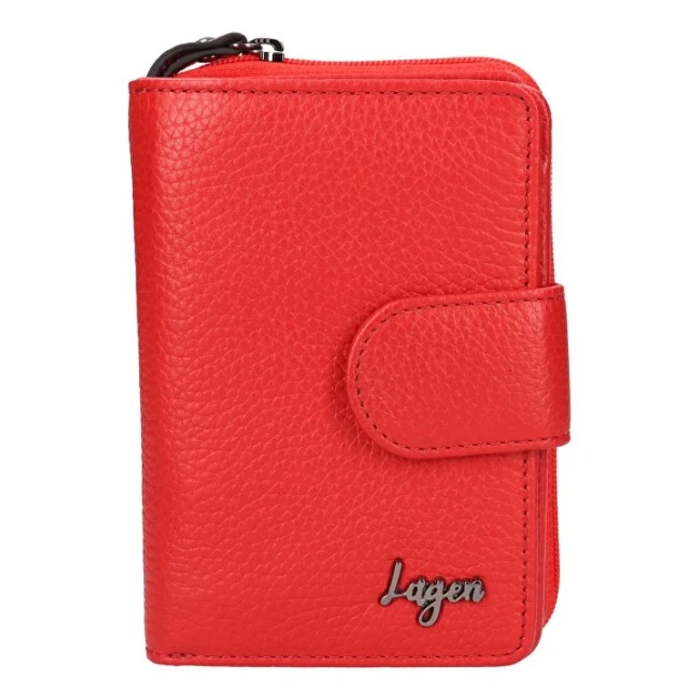 Women's Leather Wallet 038 red