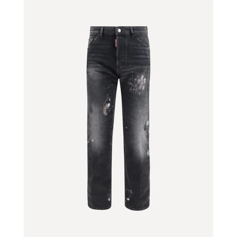 DSQUARED2 Teddy dark wash stretch denim Jeans Male 52