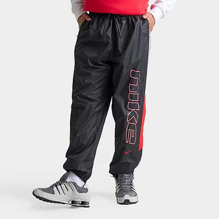 Sportswear Windrunner Lined Track Pants in Black/University Red/Cement Grey