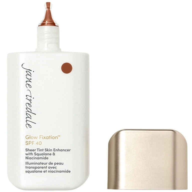 Glow Fixation SPF 40 Sheer Tint Skin Enhancer with Squalane & Niacinamide (Various Shades) - Dark to Deep