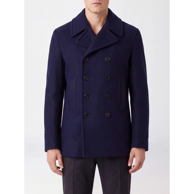 Coat Men color Navy (OPR017FMW088UCC)