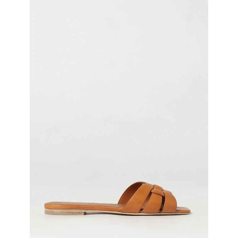 Tribute Smooth Calf Leather Low-Heeled Mule Sandals (571952BDA002206)