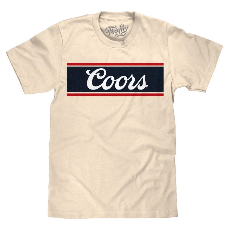 Coors Beer Logo T-Shirt - Cream