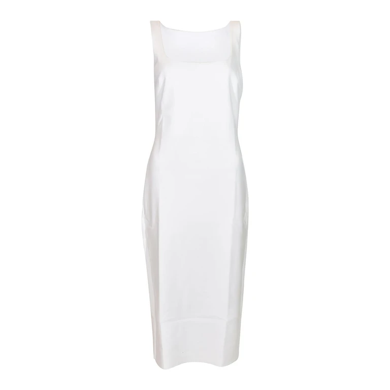 Robe Au Genou - Blanc (ABCGILIABS070)