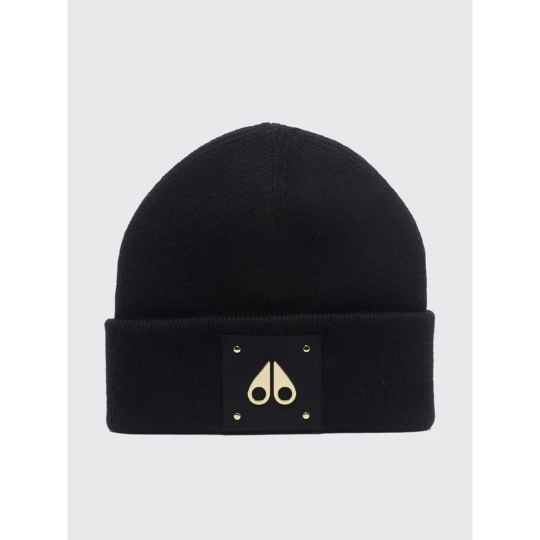 Gorro de lã preto Moose Knuckles