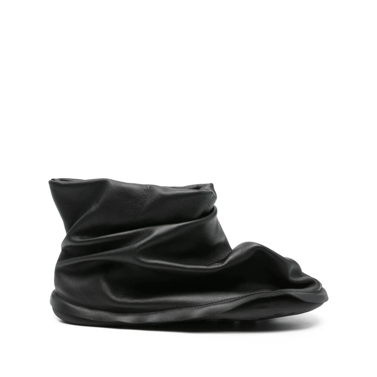 X Issey Miyake Peu Form Calf Leather Boots