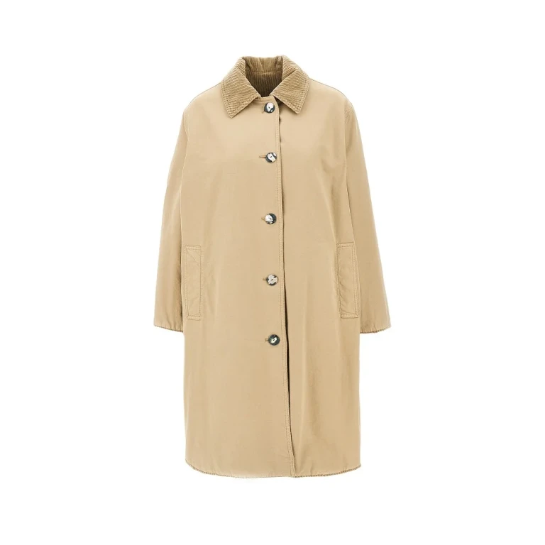 'Etoli' reversible cotton coat Woman S