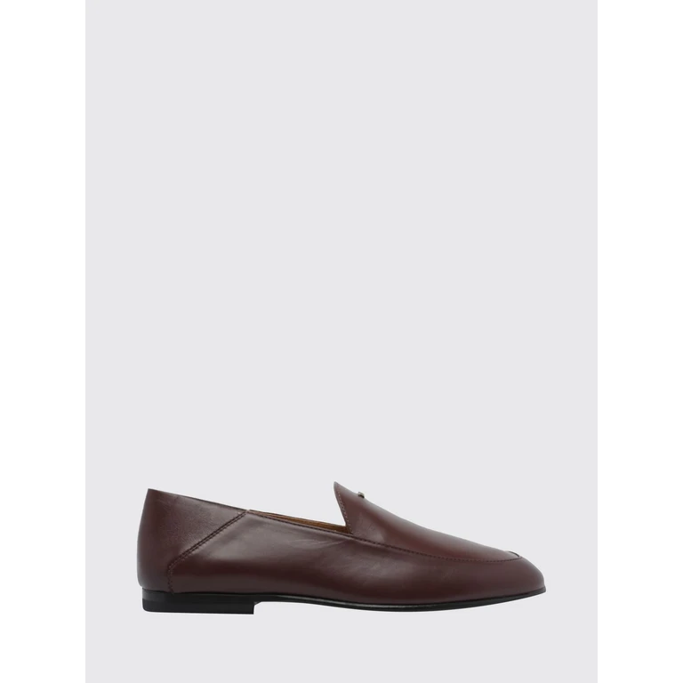 TOD'S Flat Smooth Leather Loafers with Metallic Logo (XXW25M0KM3091TS202)