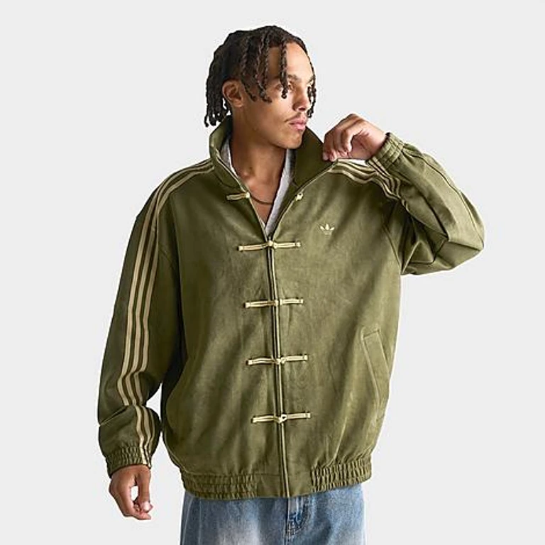 Men's Originals Chinese New Year Full-Zip Jacket in Focus Olive Size: XXS