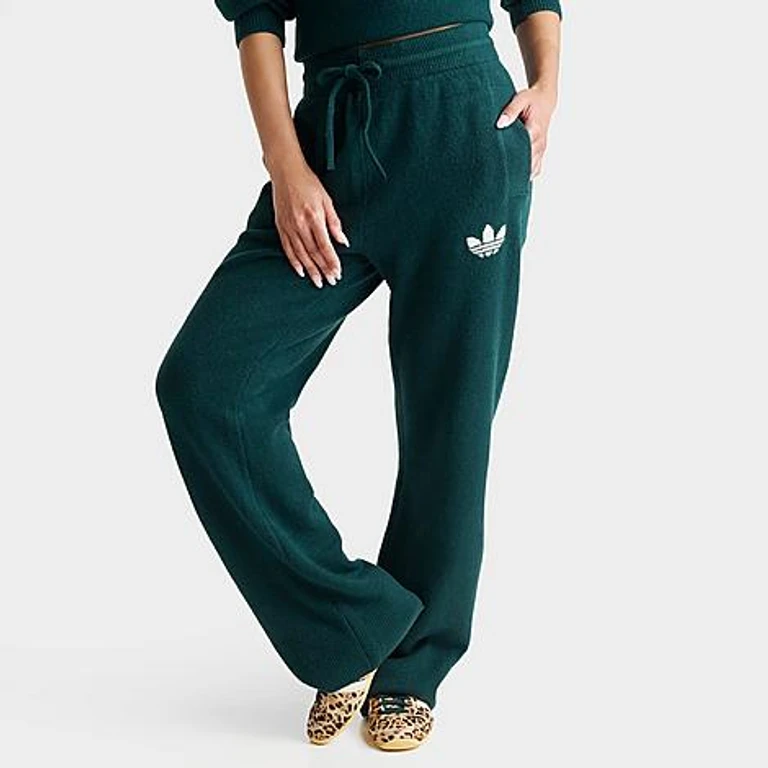 adidas Women's Originals Essentials Knitted Pants in Aurora Ivy Size: XS