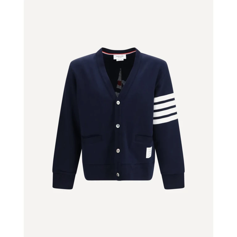 4-Bar Boat cotton Cardigan Male 2