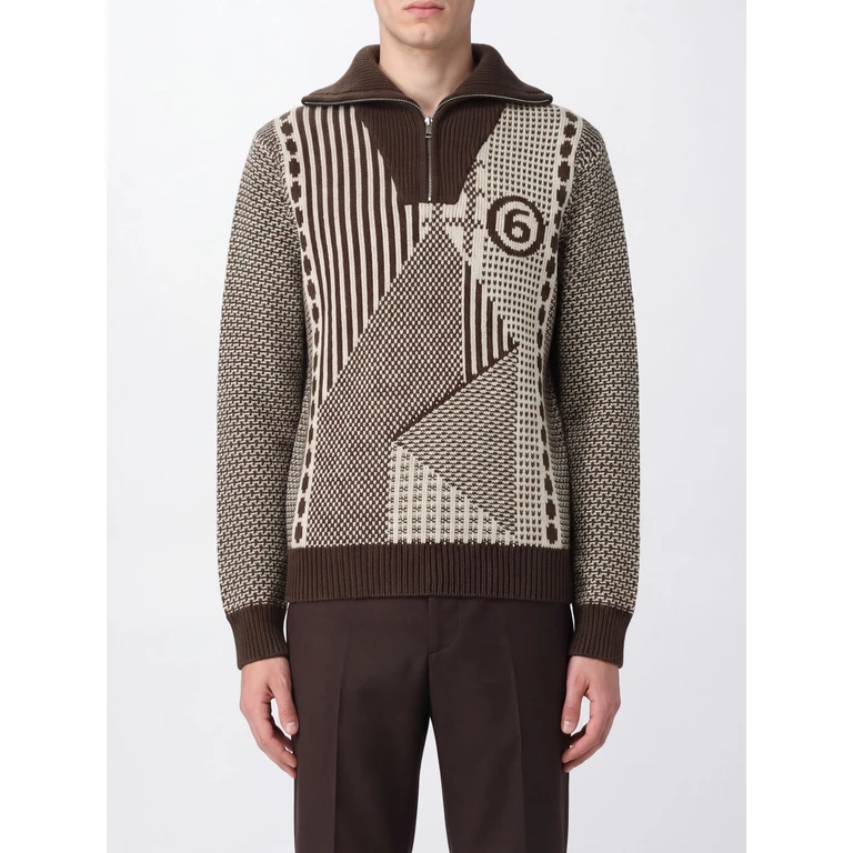 MM6 MAISON MARGIELA Sweater Men color Brown (SH2GL0015M13354001J)