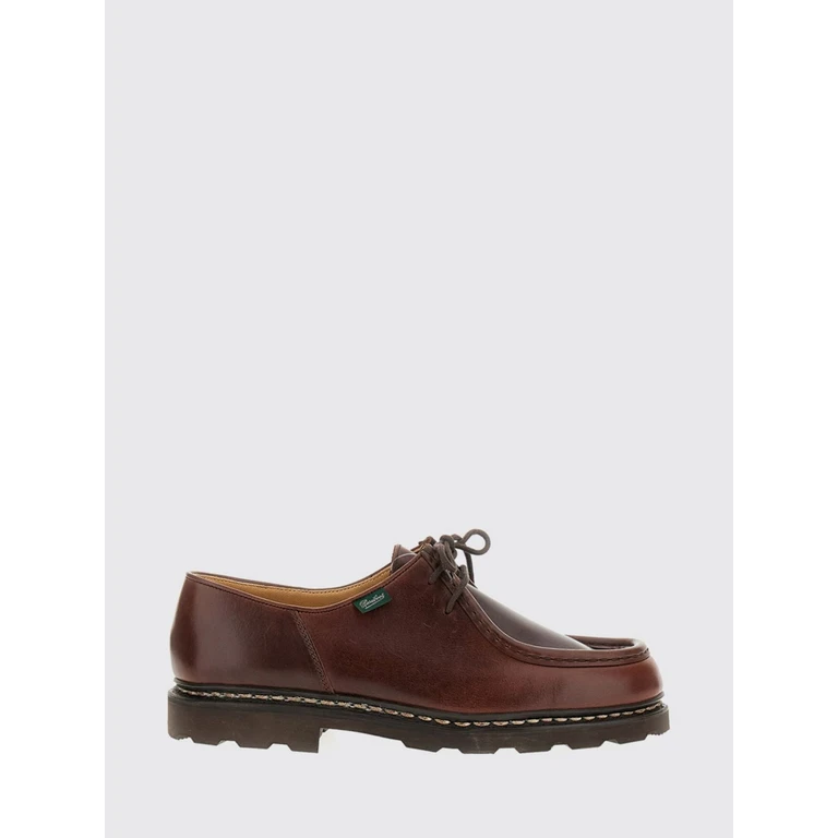 Michael Deer Leather Derby Shoes with Raised Apron (227203)