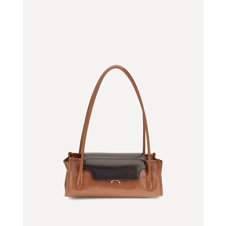 Trunkette leather Shoulder Bag Female UNI